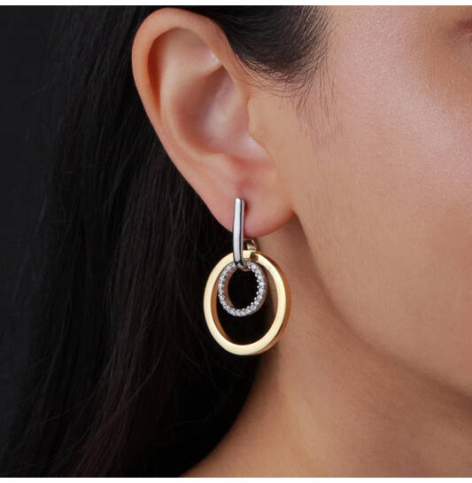  Ear studs - Rondjes Zirconia - 