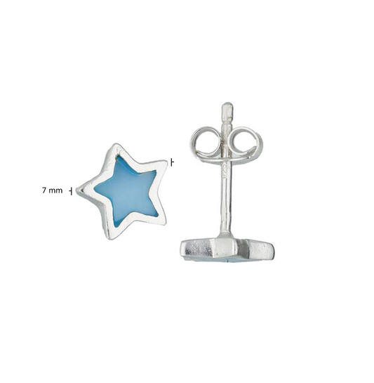  Ohrstecker Emaille - 