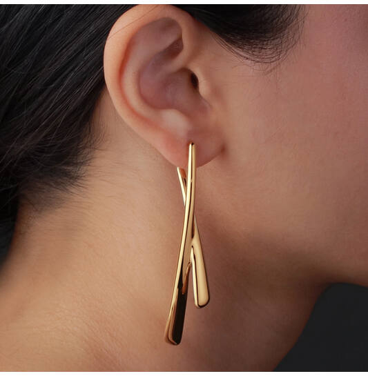  Chunky Chic - Ear studs - Cross