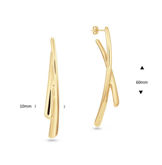  Chunky Chic - Ear studs - Cross