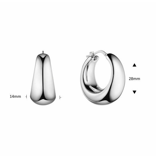  Oorringen - Chunky Chic - Ø 30mm