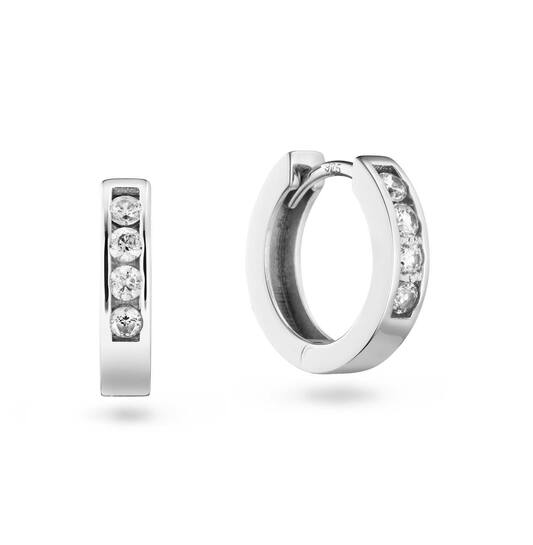  Earrings with folding clasp - Premium Hoops - Ø 12mm