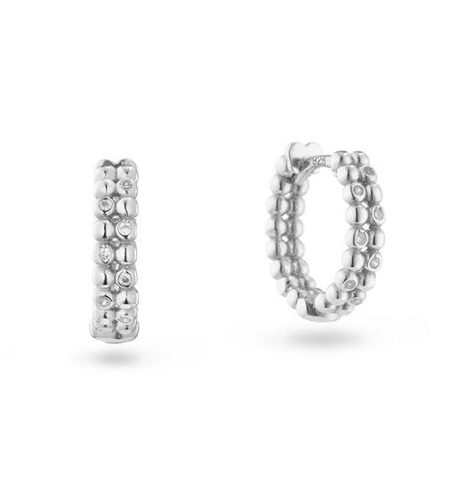 Earrings with folding clasp - Premium Hoops - Ø 11mm