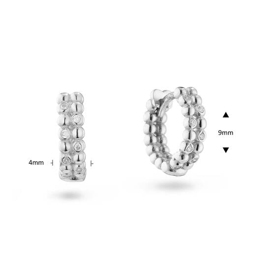  Earrings with folding clasp - Premium Hoops - Ø 9mm
