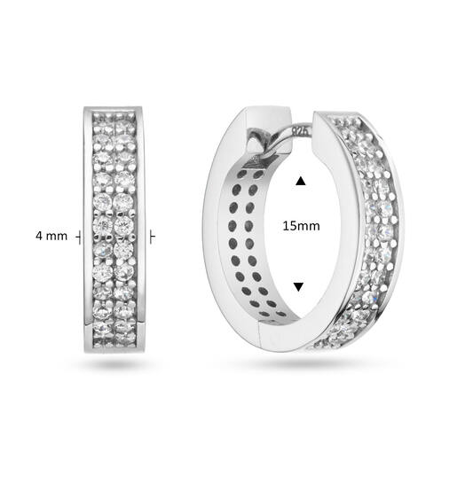  Ohrringe mit Clipverschluss - Premium Hoops