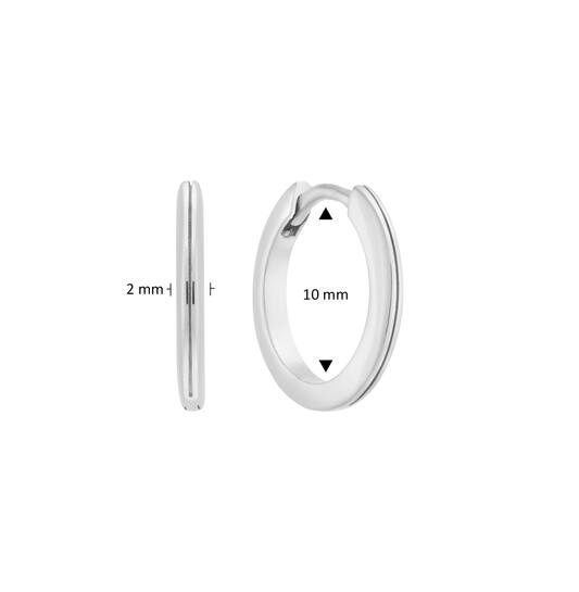 Ohrringe mit Clipverschluss - Premium Hoops - Ø 12mm