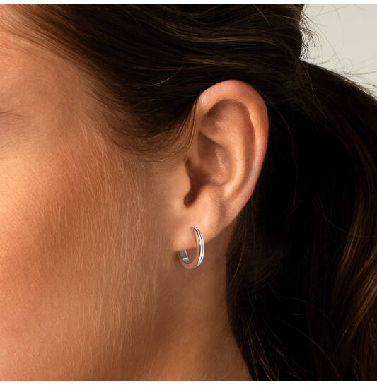  Ohrringe mit Clipverschluss - Premium Hoops - Ø 10mm