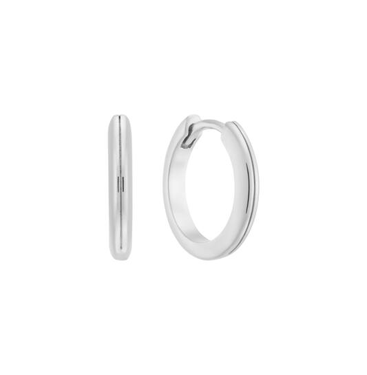  Earrings with folding clasp - Premium Hoops - Ø 12mm