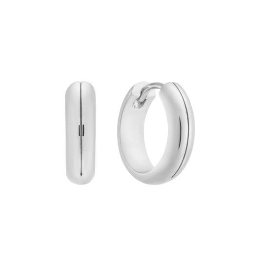  Earrings with folding clasp - Premium Hoops - Ø 12mm