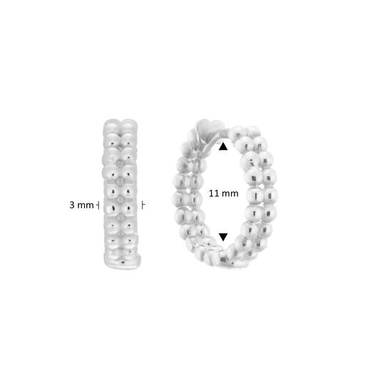  Ohrringe mit Clipverschluss - Premium Hoops - Ø 11mm