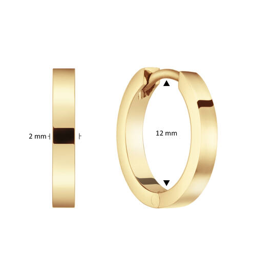  Klapoorringen - Premium Hoops - Ø 12mm