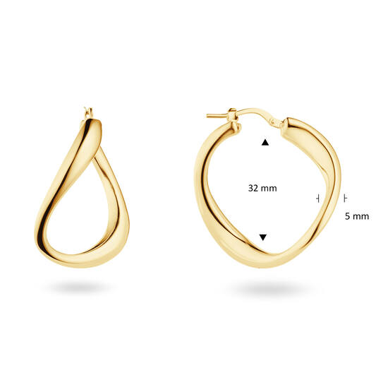  Oorringen - Chunky Chic - Rond