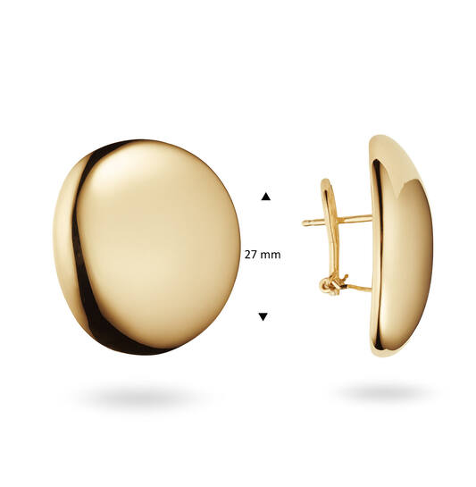  Ear clips - Chunky Chic - Round