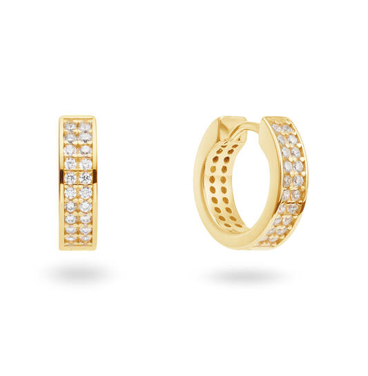  Earrings with folding clasp - Premium Hoops