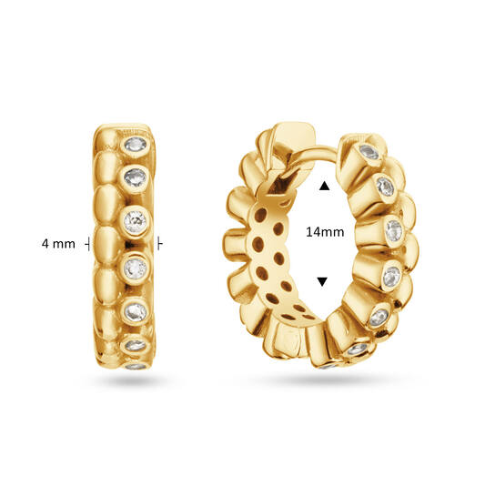  Ohrringe mit Clipverschluss - Premium Hoops