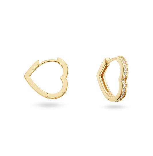  Créoles déployantes - Premium Hoops - Cœur