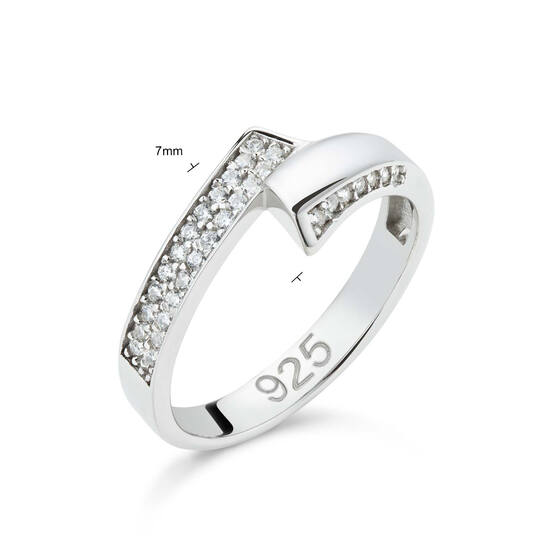  Rings with stone - 7mm