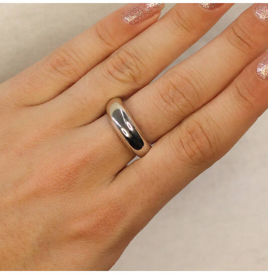  Ringe mit Stein - Rund - 6mm
