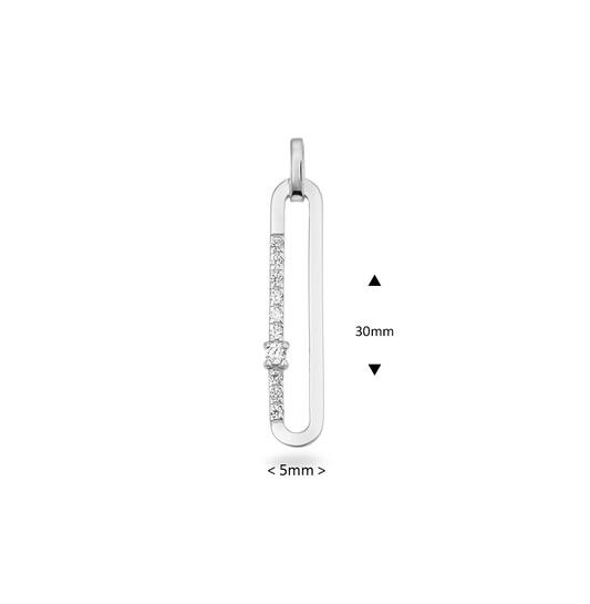  Pendentifs - Ovale - 5mm
