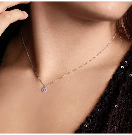 Pendants with stone - 7mm