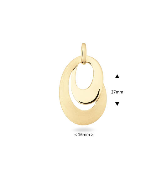 Pendentifs - Ovale - 16mm