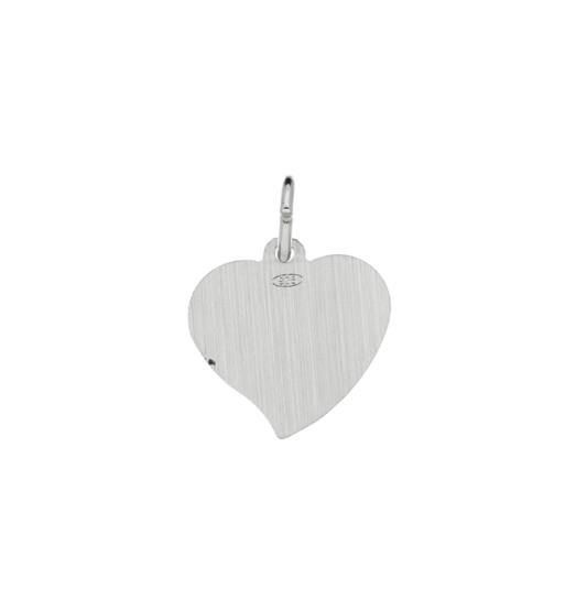  Engraved plates - Heart - 15mm