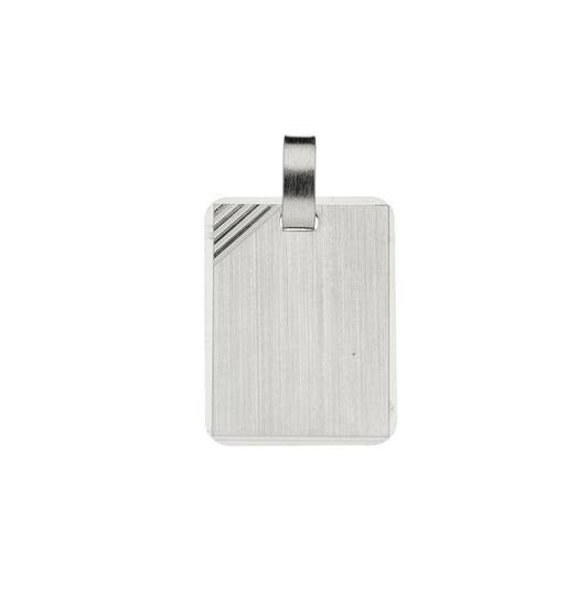  Plaquettes gravées - Rectangle - 14mm