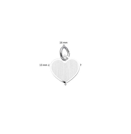  Graveerplaatje - Hart - 13mm