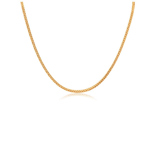  - Palmier, Vossenstaart - 1.3mm - 45cm - 14k Goud - 3gr