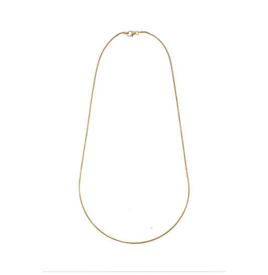  - Palmier, queue de renard - 1.3mm - 45cm - 14k Or - 3gr