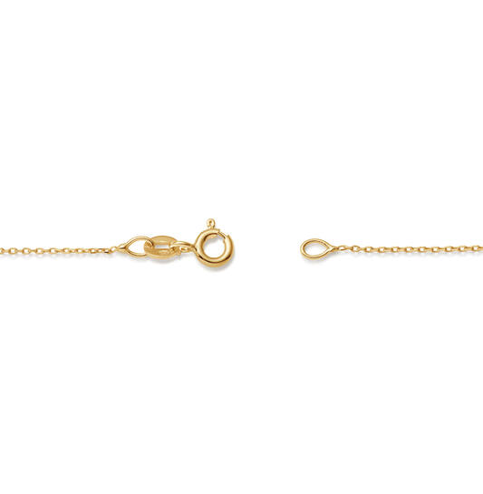 Länge Ketten - Anker - 0.75mm - 50cm - 14k Gold