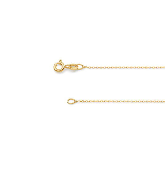  Länge Ketten - Anker - 0.75mm - 50cm - 14k Gold