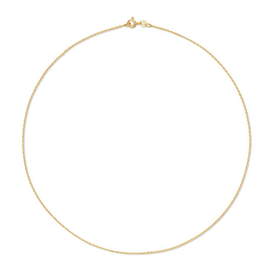  Länge Ketten - Anker - 1.1mm - 42cm - 14k Gold