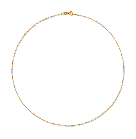 Colliers en longueur - Ancre - 1.1mm - 45cm - 14k Or