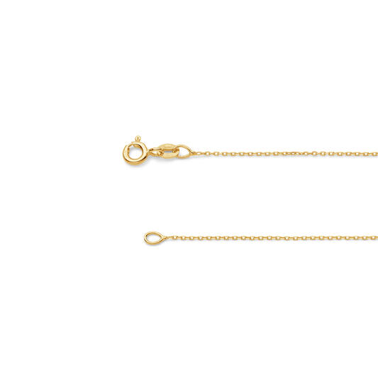  Colliers en longueur - Ancre - 1.1mm - 45cm - 14k Or