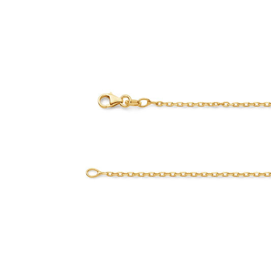  Lengte collier - Anker - 1.35mm - 50cm - 14k Goud