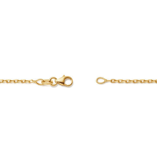  Colliers en longueur - Ancre - 1.6mm - 45cm - 14k Or