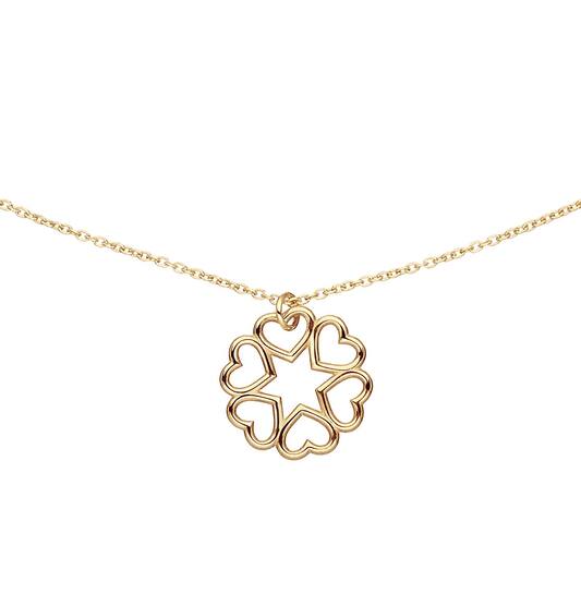  Necklaces with stone - Anchor - 14k Gold - 45cm