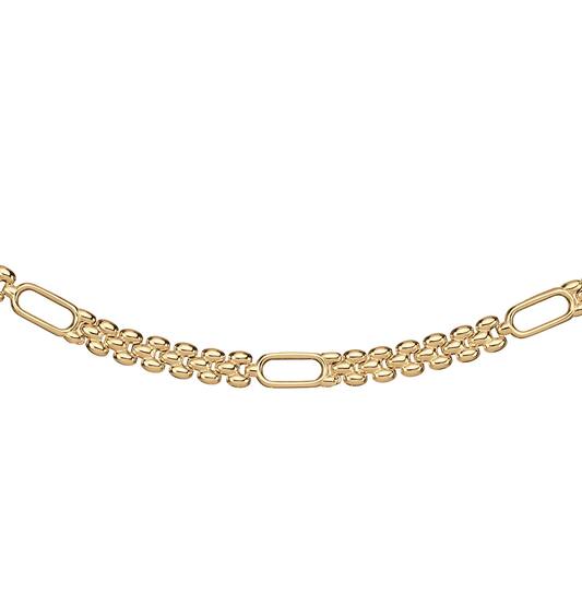  Collier - Fantasieschakel - 14k Goud - 45cm