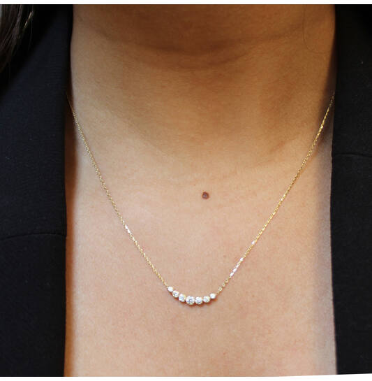  Colliers maillons - Dots - 14k Or - 45cm