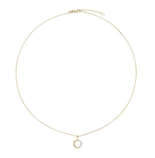  Collier - Rond - Anker - 14k Goud - 45cm