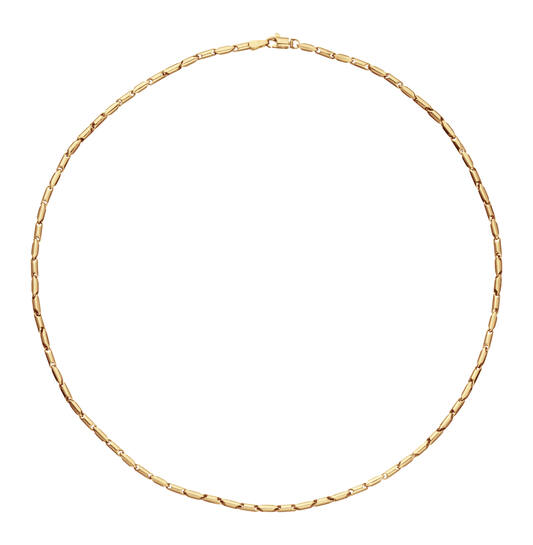  Collier - Fantasieschakel - 14k Goud - 45cm