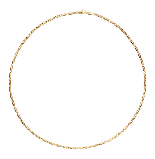  Collier - Fantasieschakel - 14k Goud - 45cm