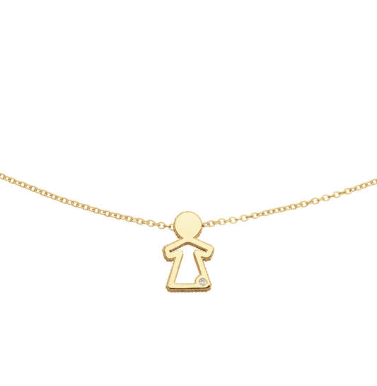  Collier - Anker - 14k Goud - 45cm