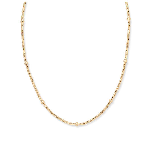  Schakelcollier - Fantasieschakel - 14k Goud - 50cm Elegant Strength - 