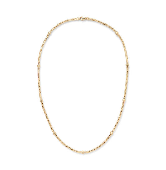  Schakelcollier - Fantasieschakel - 14k Goud - 50cm Elegant Strength - 