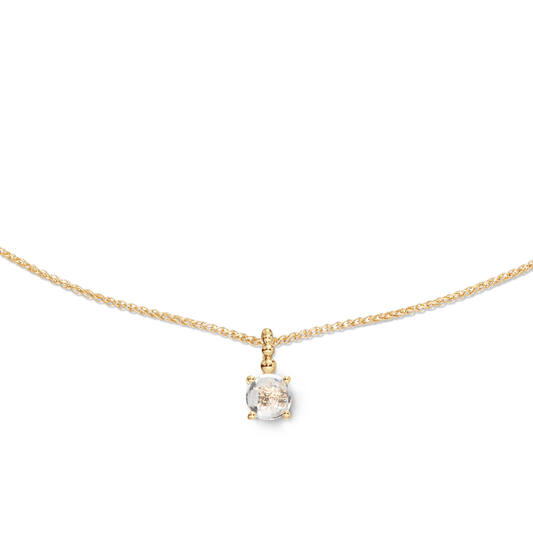  Collier - Rond - Palmier, Vossenstaart - 14k Goud - 45cm Elements of Love - 