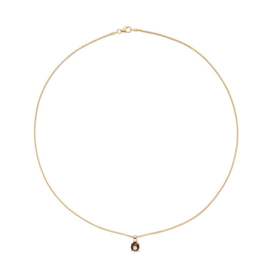  Collier - Rond - Palmier, Vossenstaart - 14k Goud - 45cm Elements of Love - 