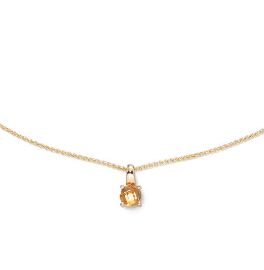  Necklaces with stone - Round - Palmier, Foxtail - 14k Gold - 45cm Elements of Love - 
