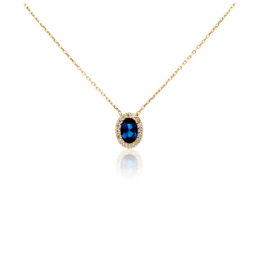  Colliers avec pierre - 14k Or